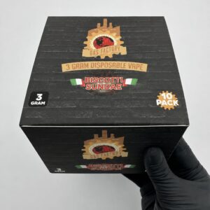 Gas Factory 10PK Biscotti Sundae 3G Disposable Vape